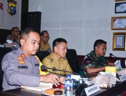 Pj Bupati Hambali Ikuti Rakor Penanganan Bencana Banjir dan Tanah Longsor
