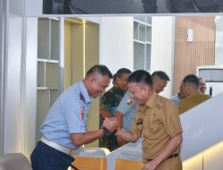 Pj Bupati Hambali Sambut Hangat Silahturahmi Komandan Lanud Roesmin Nurjadin