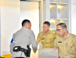 Pj Bupati Hambali Sambut Kunjungan Silahturahmi Kepala SPN Polda Riau