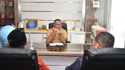 Pj Sekda Yusri Terima Audiensi DPD LSM Bening