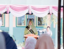 Pj Ketua PKK Kampar Sosialisasikan Gempur Paud di Tapung Hulu