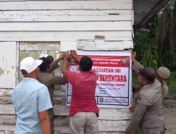 Tim Yustisi Kampar Amankan Empat Wanita Penghibur dan Segel Warung Remang-remang