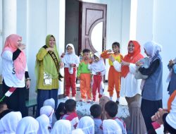 Giat Gempur, Pj Ketua TPP PKK Ricana Sosialisasi Transisi Paud di Perhentian Raja