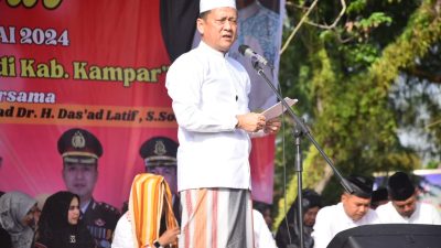 Tabligh Akbar dan Doa Bersama Pemilu Damai 2024, Ust Das’at Latif Ajak Pilih Pemimpin Amanah