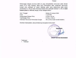 PLTA Koto Panjang Akan Kurangi Bukaan Pintu Pelimpahan Waduk Sebesar 40cm