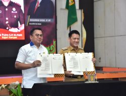 Pj Bupati Hambali Lakukan Penandatanganan Nota Kesepakatan PKS dengan Kejari Kampar