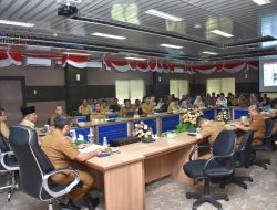 Pj Sekda Kampar Pimpin Rapat Evaluasi LPPD dan LKPJ 2023