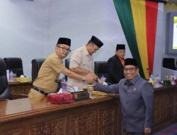 Rapat Paripurna DPRD Kampar Penyampaian Rancangan Panperda APBD 2024