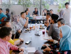 Pj Bupati Hambali Gelar Ngopi Bareng Insan Pers Kampar