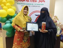 Pemda Kampar Berikan Penghargaam kepada Pelaku UMKM