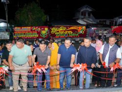 Pj Bupati Kampar Hadiri Launching Kedai Kopi Tiga Pilar Kodim 0313/KPR