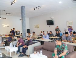 Bersama Forkopimda, Bawaslu Kampar Gelar Coffee Morning dengan Insan Pers
