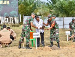 Dandim Dampingi Pangdam I Bukit Barisan Ikuti Penanaman Serentak di Kabupaten Deli Serdang