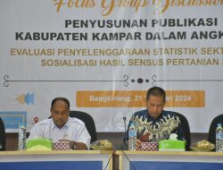 PJ Bupati Kampar Buka Kegiatan FGD Penyusunan Publikasi