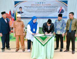 PJ Bupati Kampar Hadiri MoU SD Muhammadiyah 019 Bangkinang dan SD Muhammadiyah Kampa Bersama Sekolah Kebangsaan Seri Geliga Terengganu Malaysia