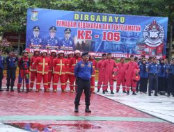 Pj Bupati Hambali Pimpin Apel Gabungan Peringatan HUT Damkar ke 105
