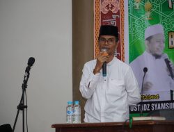 Kepala BKSDM Kampar Hadiri Isra Mi’raj Nabi Muhammad SAW di Mesjid Ubudiyah Bangkinang
