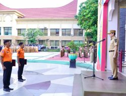 Pj Bupati Kampar Pimpin Apel Pasca Libur Hari Raya Idul Fitri
