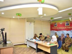 Pemda Kampar Ikuti Zoom Meeting TPID bersama Kemendagri