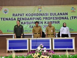 Pj Sekda Ahmad Yuzar Resmi Buka Rakor Tenaga Pendamping Profesional 2024