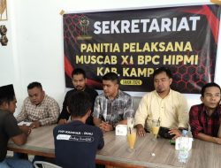 BPC HIPMI Kampar Sosialisasi Tahapan Muscab ke-XI