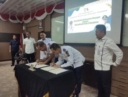 Terkait Perhubungan, Dishub Kampar Laksanakan Penandatangan Kesepakatan bersama Dishub Pekanbaru
