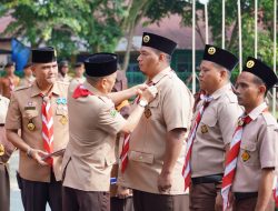 PJ Bupati Hambali Jadi Pembina Apel Peringatan Hari Pramuka ke-63 di Lapangan Pelajar