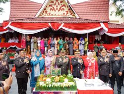 Dandim 0313/KPR Selaku Irup Peringatan HUT TNI ke-79 di Lapangan Pelajar Bangkinang Kota