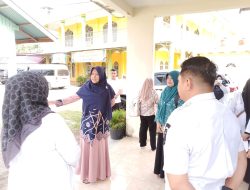 PJ Ketua TP PKK Kampar Kunjungi Posyandu Melati Guna Perkuat Peranan Posyandu