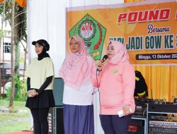 GOW Kampar Gelar Senam Pount Fit dan Zumba Rangka Meriahkan HUT GOW ke-37