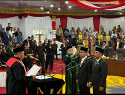 Ketua PN Bangkinang Pimpin Pengucapan Sumpah Janji Pimpinan DPRD Kampar