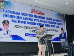Pj Bupati Kampar Buka Acara Pelatihan Pengimbasan Percepatan Penguasaan Literasi dan Numerasi Metode GASING bagi Tenaga Pendidik SD