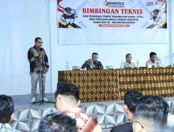 Panwanslu Kecamatan Kampar Gelar Bimtek Penguatan Kapasitas Pengawas TPS