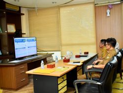 Pemkab Kampar Ikuti Zoom Meeting Bersama Kemendagri Upaya Menekan Angka Inflasi