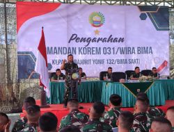 Danrem 031/Wira Bima Kunjungi Kandang Harimau Kampar Yonif 132/Bima Sakti