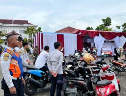 KPU Kampar Gelar Simulasi Pemungutan dan Perhitungan Suara, Dishub Turunkan Personil Pengamanan Lalin