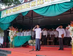 Puncak HAB ke-79, Pj Bupati Hambali Pimpin Langsung Upacara Bendera