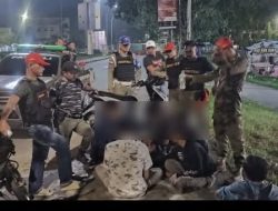 Jaga Ketertiban dan Keamanan, Tim Patroli Satpol PP Kampar Temukan Sekumpulan Pemuda Asik Mabuk di Bangkinang Riverside