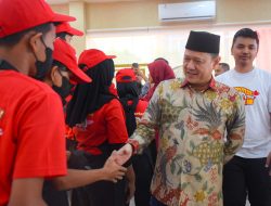 Brand Es Krim Momoyo Kini Hadir di Bangkinang, Ini Harapan Pj Bupati Hambali