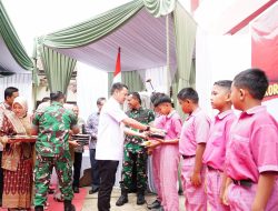 Pj Bupati Hambali Hadiri Acara Program Makan Bergizi Gratis bersama Korem 031/WB
