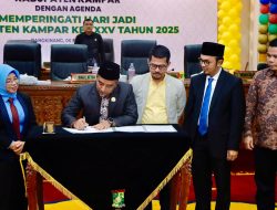 Rapat Paripurna DPRD Kampar, Pengumuman Bupati dan Wakil Bupati Terpilih