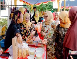 Pembukaan Bazar Tambual Kuansing Dihadiri Wabup Kampar Misharti