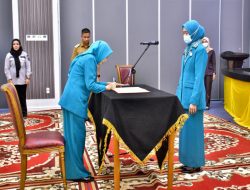 Ketua TP PKK Riau Lantik Ketua Kampar Tengky Nurheryani