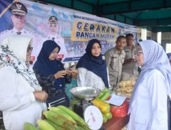 Guna Kesejahteraan Masyarakat, Wabup Misharti Buka Gerakan Pangan Murah di Kubanag Jaya Siak Hulu