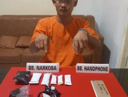 Polres Kampar Tangkap Pengedar Ganja di Lapangan Merdeka Bangkinang