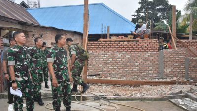 Danrem 031/Wira Bima Tinjau Renovasi Panti Asuhan Bhakti Mufariddun