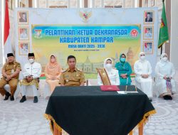 Dilantik Henny Sasmita Wahid, Nurheryani Resmi Jabat Ketua Dekranasda Kampar