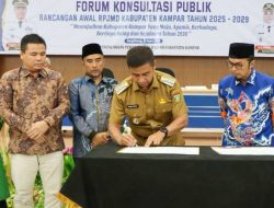 Bupati Kampar Buka FKP Rancangan Awal RPJMD 2025-2029 di Aula Pertemuan