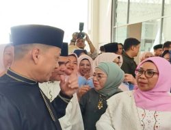 Sekda Kampar Sambut Kedatangan Wabup Misharti di Bandara