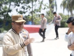 Bupati Ahmad Yuzar Tinjau Kesiapan Peresmian Jembatan Merah Putih Presisi di Desa Gobah